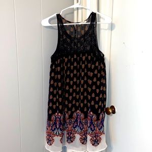 Blu Pepper L black dress with design